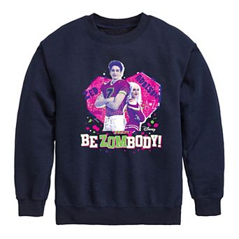 Disney's Zombies Boys 8-20 be Zombody Crew Fleece Sweatshirt