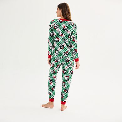 Disney's Mickey Mouse & Minnie Mouse Women's Top & Bottoms Pajama Set by Jammies For Your Families®