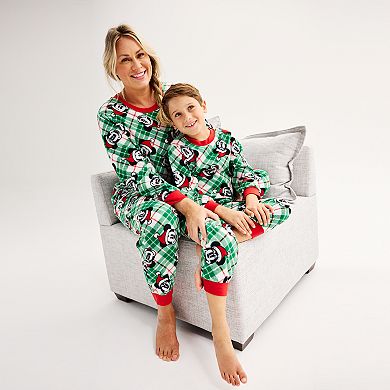 Disney's Mickey Mouse & Minnie Mouse Plus Size Top & Bottoms Pajama Set by Jammies For Your Families®