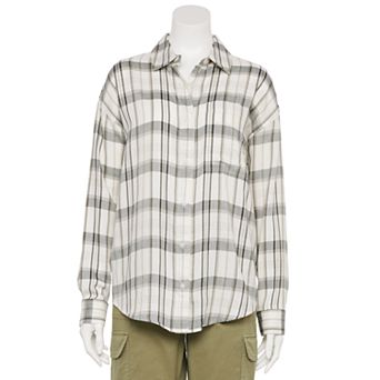 Juniors' SO® Adaptive Oversized Shirt