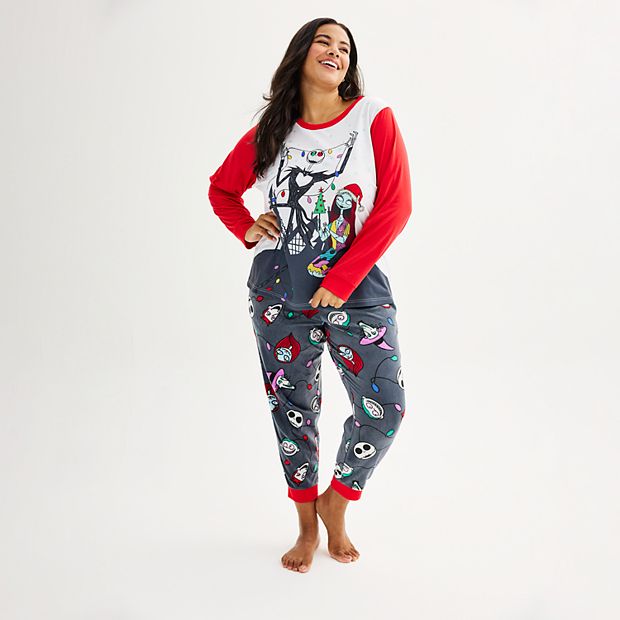 Nightmare Before Christmas Women's and Women's Plus Jogger Pajama