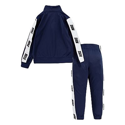 Toddler Boy Nike Logo Taping Tricot Jacket Pants Set