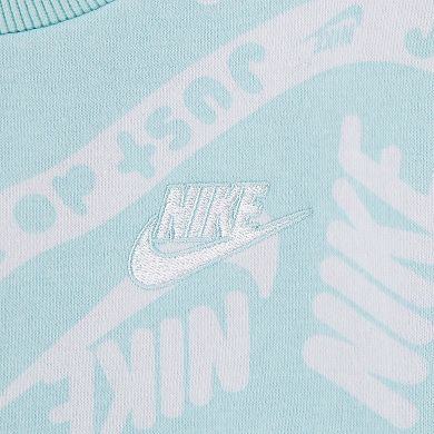 Toddler Boy Nike All-Over Futura Sweatshirt & Pants Set