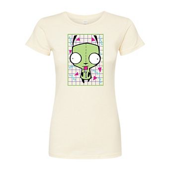 Juniors' Invader Zim Gir Fitted Tee