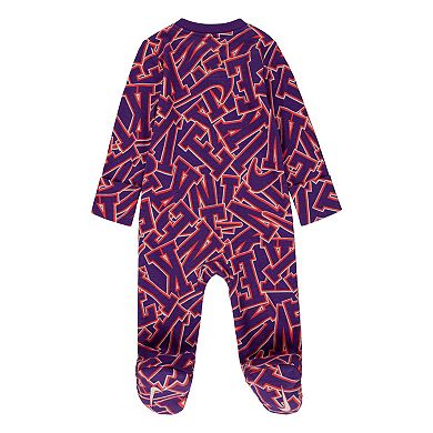 Baby Nike Join The Club Footed Sleep & Play One Piece Coveralls