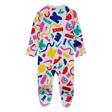 Baby Nike Primary Play Footed Sleep & Play One Piece Pajamas