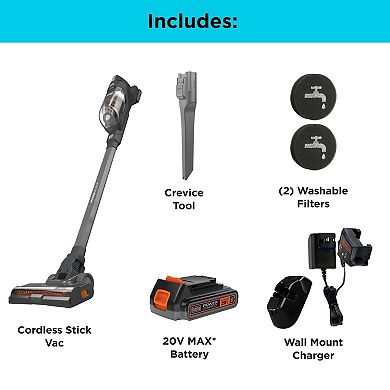 BLACK+DECKER™ Powerseries+20V Max Cordless Stick Vacuum