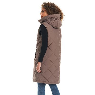Women's Koolaburra by UGG Reversible Quilted Puffer to Sherpa Long