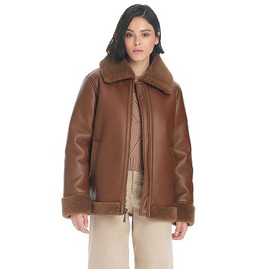 Women's Koolaburra by UGG Motorcycle Shearling Jacket