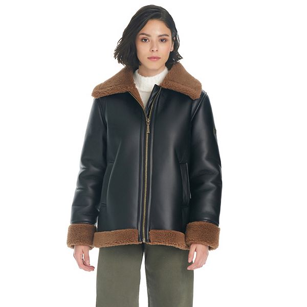 Women's Koolaburra by UGG Motorcycle Shearling Jacket