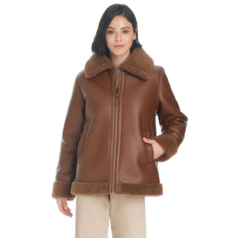 Women's Koolaburra by UGG Motorcycle Shearling Jacket