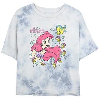 Disney's Little Mermaid Juniors' Ariel & Flounder Graphic Tee