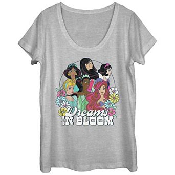Disney's Princesses Juniors' Dreams In Bloom Graphic Tee