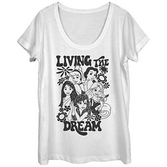 Disney's Princesses Juniors' Living The Dream Graphic Tee