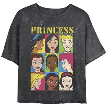 Disney's Princesses Juniors' Grid Graphic Tee