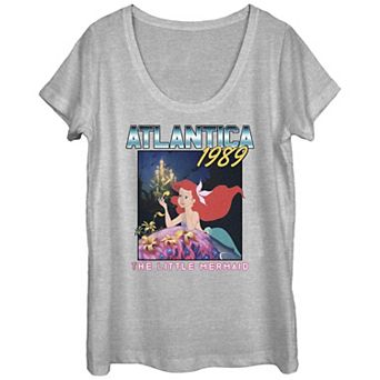 Disney's Little Mermaid Juniors' Atlantica 1989 Graphic Tee