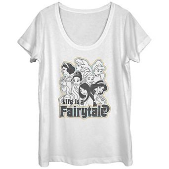 Disney's Princesses Juniors' Life Is A Fairytale Graphic Tee