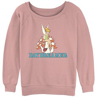 Disney's Tinkerbell Juniors' Daydreamer Slouchy Terry Graphic Sweatshirt