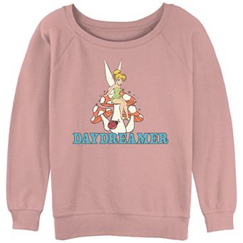 Disney's Tinkerbell Juniors' Daydreamer Slouchy Terry Graphic Sweatshirt