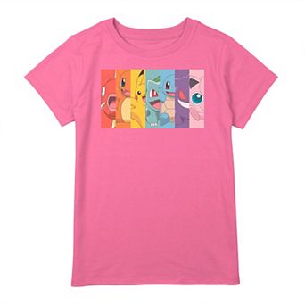 Girls 7-16 Pokemon Poke Rainbow Graphic Tee