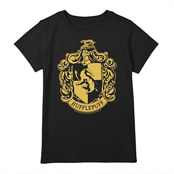 Girls 7-16 Harry Potter Hufflepuff Simple House Crest Graphic Tee