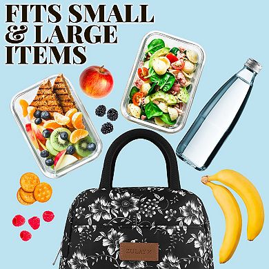Zulay Kitchen Insulated Lunch Box With Soft Padded Handles