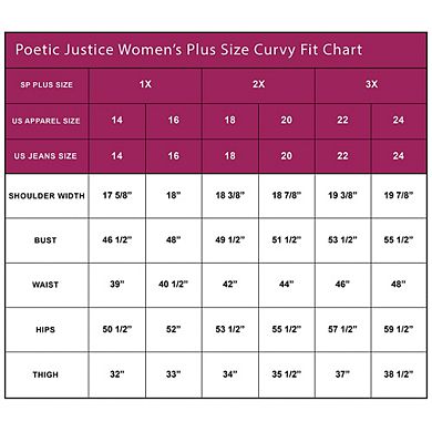 Poetic Justice Women's Plus Size Zip Up Contrast Blocked Sweatshirt Jacket