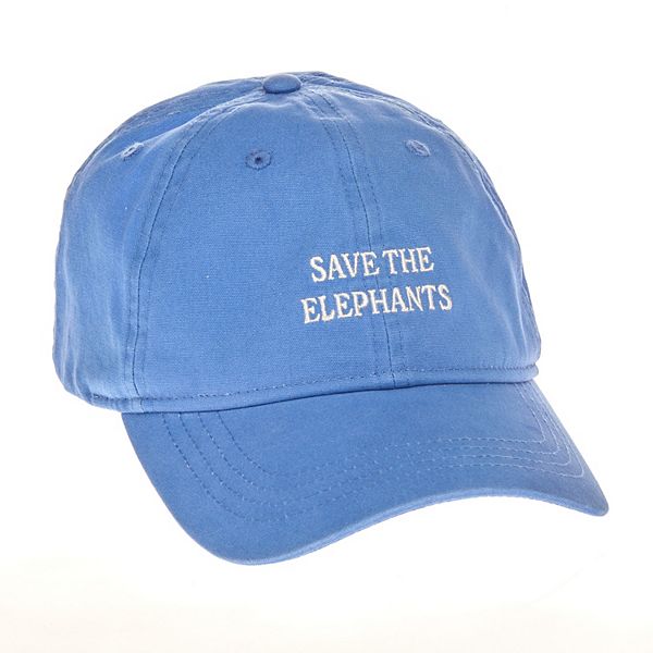 IVORY ELLA Save The Elephants Baseball Cap