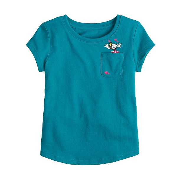 Disney's Minnie Mouse Baby & Toddler Girls Shirttail Pocket Tee by ...