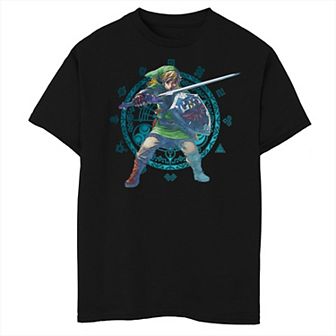 Boys 8-20 Nintendo Link Brandishing Poster Graphic Tee