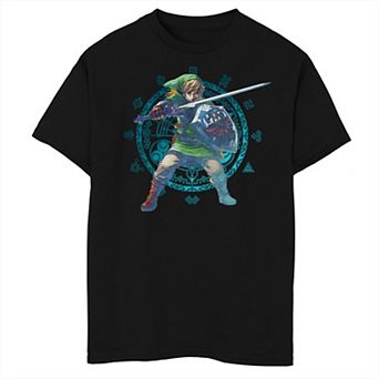 Boys 8-20 Nintendo Link Brandishing Poster Graphic Tee