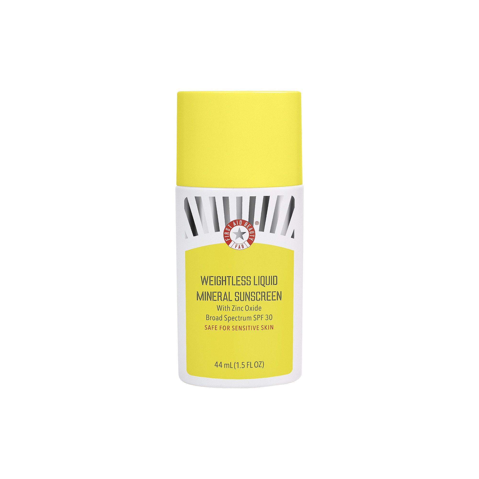 First Aid Beauty Weightless Liquid Mineral Sunscreen with Zinc Oxide SPF 30