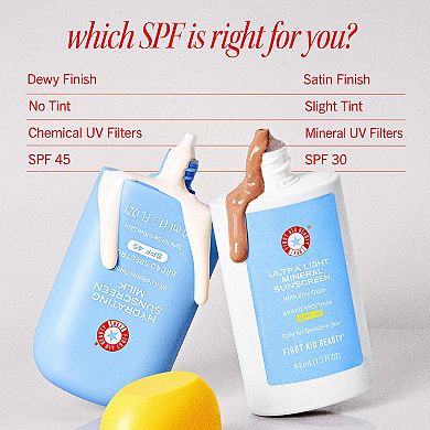 Ultra Light Liquid Mineral Sunscreen with Zinc Oxide SPF 30