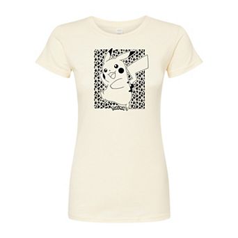 Juniors' Pokémon Pikachu Pattern Fitted Tee