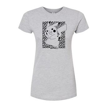 Juniors' Pokémon Pikachu Pattern Fitted Tee