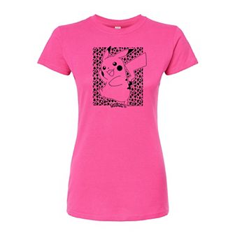 Juniors' Pokémon Pikachu Pattern Fitted Tee