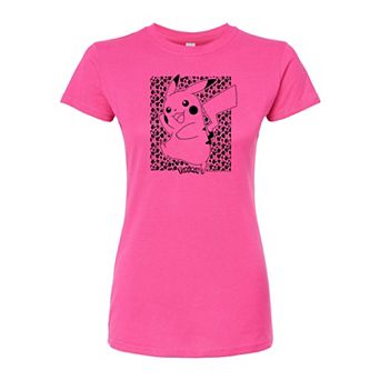 Juniors' Pokémon Pikachu Pattern Fitted Tee