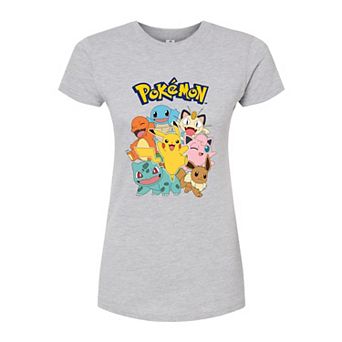 Juniors' Pokémon Character Group Fitted Tee
