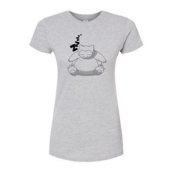 Juniors' Pokémon Snorlax Sleeping Fitted Tee
