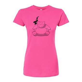 Juniors' Pokémon Snorlax Sleeping Fitted Tee