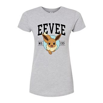 Juniors' Pokémon Eevee Collegiate Fitted Tee