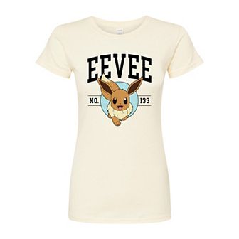 Juniors' Pokémon Eevee Collegiate Fitted Tee