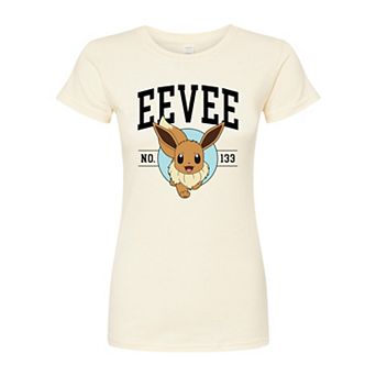 Juniors' Pokémon Eevee Collegiate Fitted Tee