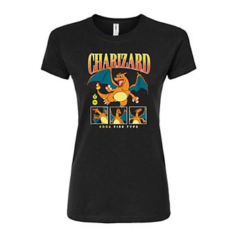 Juniors' Pokémon Charizard Fitted Tee