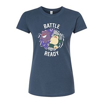 Juniors' Pokémon Gengar Snorlax Fitted Tee