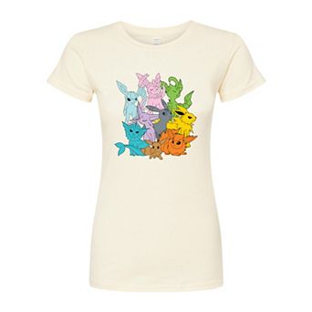 Juniors' Pokémon Eevolutions Fitted Tee