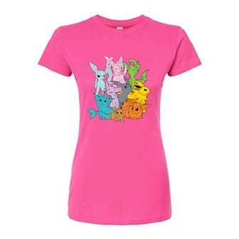 Juniors' Pokémon Eevolutions Fitted Tee