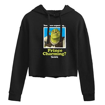 Juniors' Shrek Prince Charming Cropped Hoodie