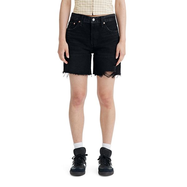 501® Mid Thigh Women's Shorts - Black