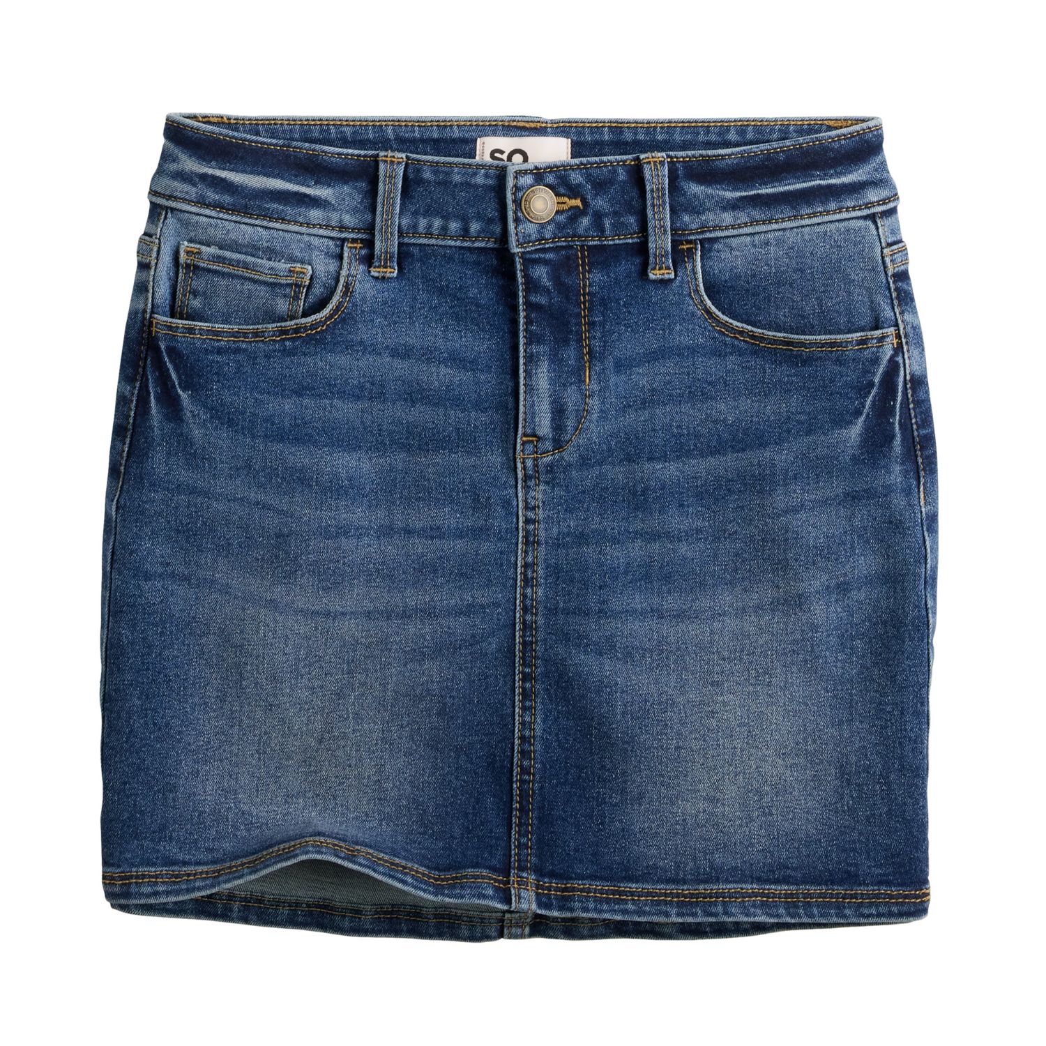 Mid length 2024 denim skirts kohls